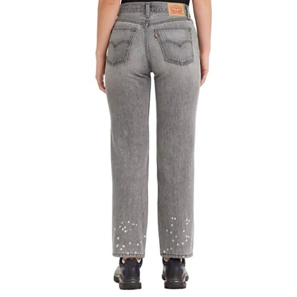 Levi’s Acid Wash Low Pro Straight Jeans - Picture 1 of 7